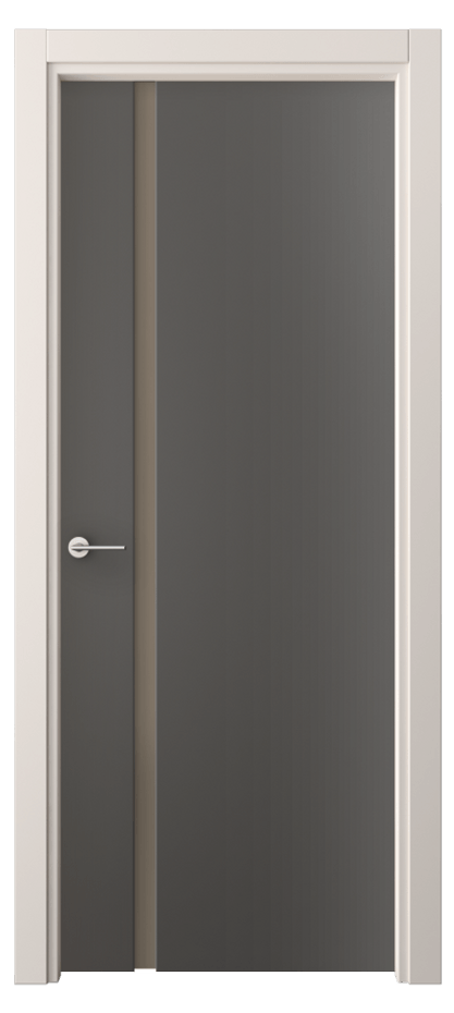 Межкомнатная дверь Freedom 4222 ПЭТ графитовый Сатинированное бронзовое стекло, триплекс Цена 38499 ₽ | Volhovec