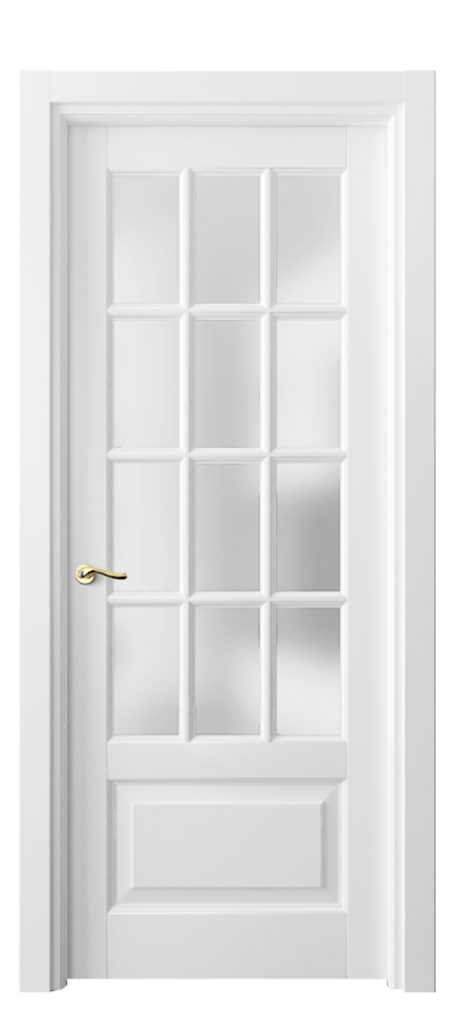 Межкомнатная дверь Lignum 0728 Бук белоснежный Сатинированное стекло Цена 117599 ₽ | Volhovec