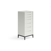 Комод Velvet 7 ящиков Матовый жемчужный