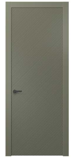 Дверь межкомнатная АКП 8628 МОТ. Цвет Матовый оливковый тёмный. Материал Гладкая эмаль. Коллекция Дюна. Картинка.