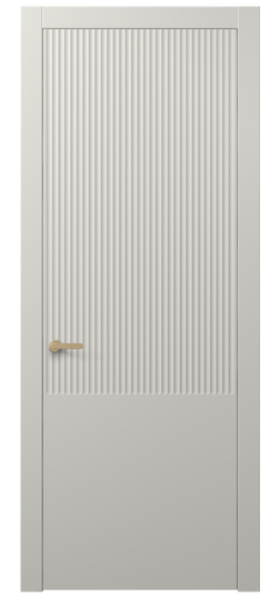 Дверь межкомнатная АКП 8646 МТСР. Цвет Матовый тёплый серый. Материал Гладкая эмаль. Коллекция Альба. Картинка.