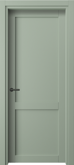 Дверь межкомнатная 2121 ПЭСО. Цвет ПЭТ светло-оливковый. Материал ПЭТ. Коллекция Нео. Картинка.