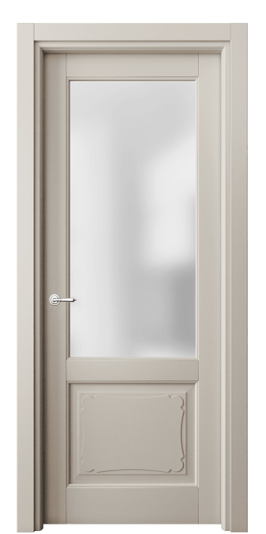 Дверь межкомнатная 6322 МСБЖ САТ. Цвет Матовый светло-бежевый. Материал Гладкая эмаль. Коллекция Тоскана Элегантэ. Картинка.