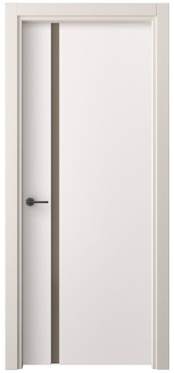 Дверь межкомнатная 4222 ПЭКС БР САТ. Цвет ПЭТ кремово-серый. Материал ПЭТ. Коллекция Фридом. Картинка.