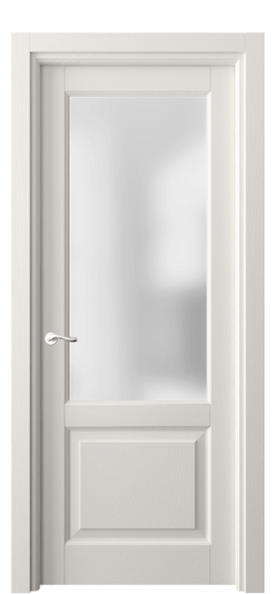 Дверь межкомнатная 0740 ДПБЛ САТ. Цвет Дуб пудровый белый. Материал Массив дуба эмаль. Коллекция Лигнум. Картинка.