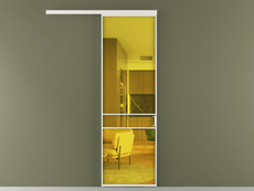 Перегородка Formato вдоль стены 1 створка