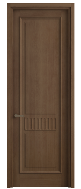 Дверь межкомнатная 6707 БТМ. Цвет Бук тёмный матовый. Материал Массив бука матовый. Коллекция Charm. Картинка.