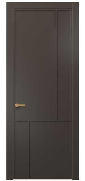Дверь межкомнатная АКП 8606 МАН. Цвет Матовый антрацит. Материал Гладкая эмаль. Коллекция Frame. Картинка.